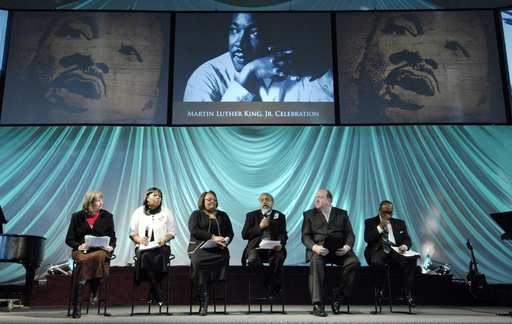 Fr. Mathew At The Martin Luther King Jr. Event At Hanover Park